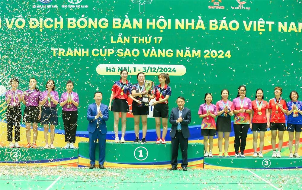 Giải vô địch Bóng bàn Hội Nhà báo Việt Nam lần thứ 17 – để lại nhiều ấn tượng đẹp
