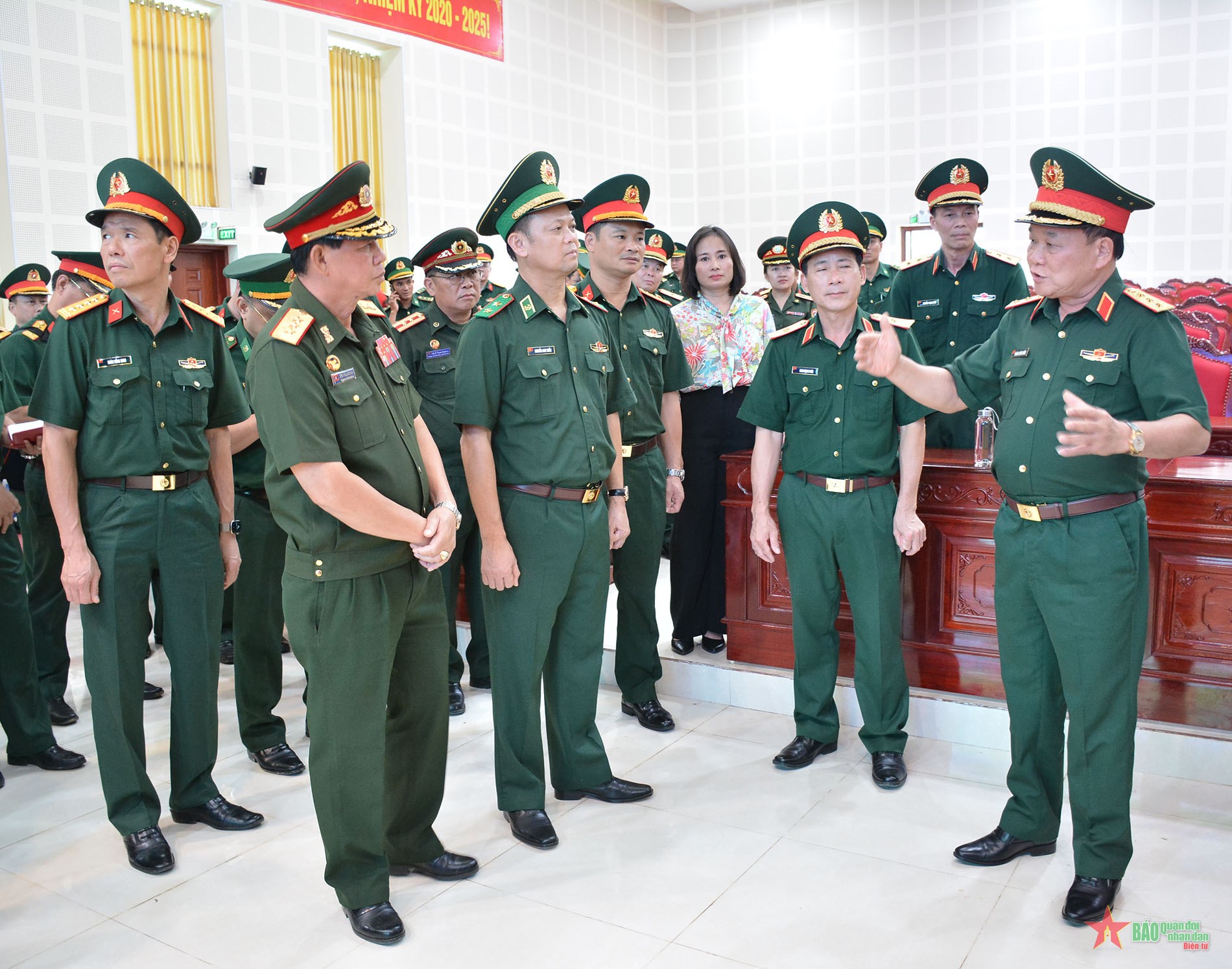 Khảo sát, kiểm tra công tác chuẩn bị tổ chức Giao lưu hữu nghị quốc phòng biên giới Việt Nam-Lào lần thứ 2