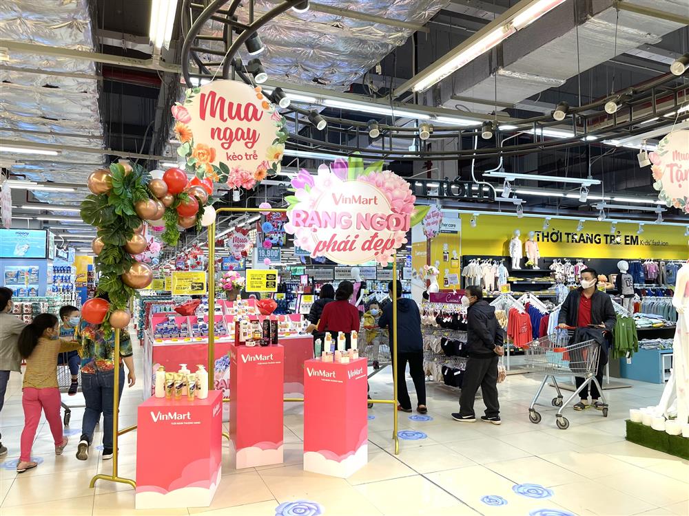 VinMart/VinMart+ khuyến mãi khủng lên đến 50% hàng trăm sản phẩm làm đẹp trong dịp 8/3