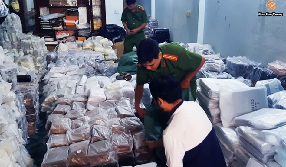 Phát hiện 6.000 sản phẩm giả nhãn hiệu tại Đồng Nai