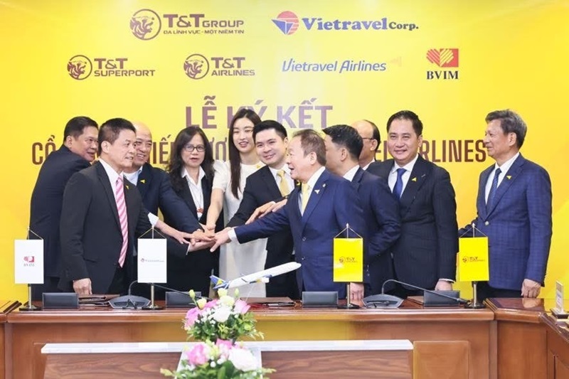 Tập đoàn T&T hợp tác chiến lược cùng Vietravel Airlines tạo đà phát triển vững mạnh