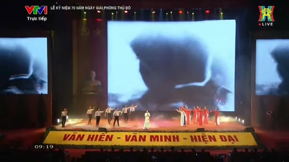 Truyền hình trực tiếp lễ kỷ niệm 70 năm Ngày Giải phóng Thủ đô tại Trung tâm Hội nghị quốc gia