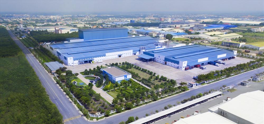 To&agrave;n cảnh si&ecirc;u nh&agrave; m&aacute;y sữa của Vinamilk nằm tr&ecirc;n diện t&iacute;ch rộng 20ha tại Tỉnh B&igrave;nh Dương.