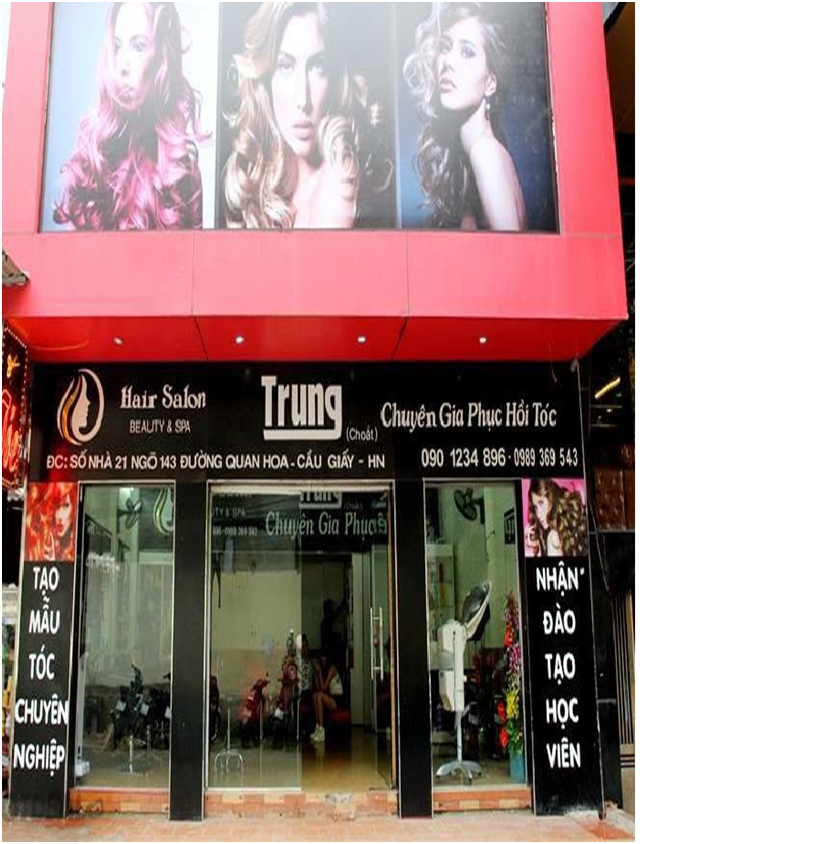 HAIR SALON TRUNG CHOẮT MỘT ĐẲNG CẤP – MỘT PHONG CÁCH