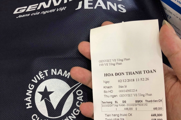 Công ty Genviet lên tiếng trước việc khách hàng phản ánh quần Jeans kém chất lượng