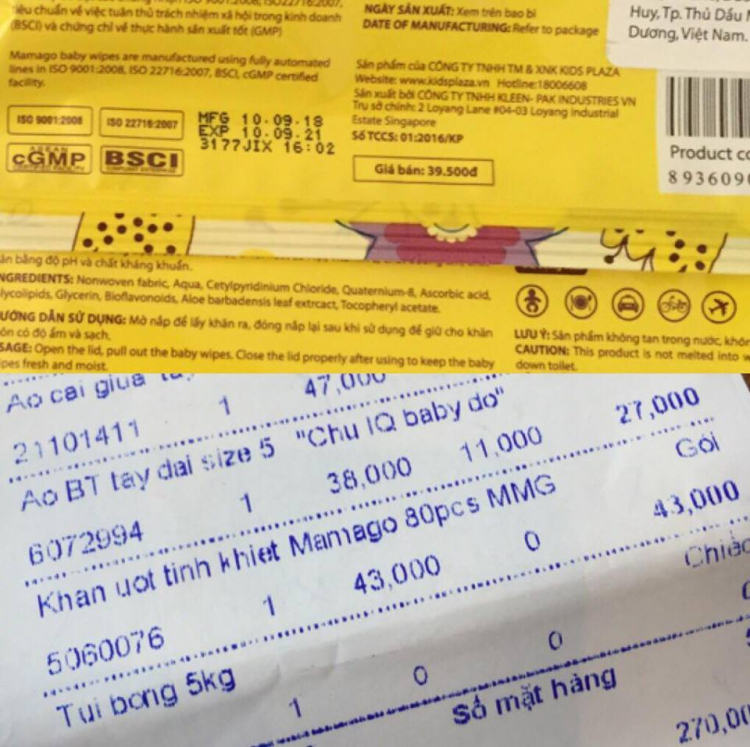 Kids Plaza : Giá một đằng, bán một nẻo?