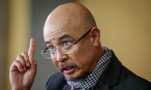 Ông Đặng Lê Nguyên Vũ tại Tòa ngày 21/2. Ảnh: Thành Nguyễn