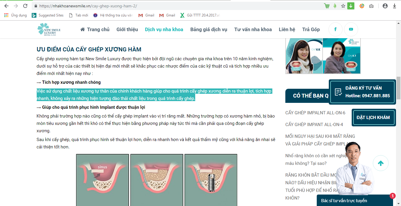 Cơ quan chức năng cần vào cuộc việc: Nha khoa New Slime Luxury quảng cáo dịch vụ quá phạm vi cấp phép?