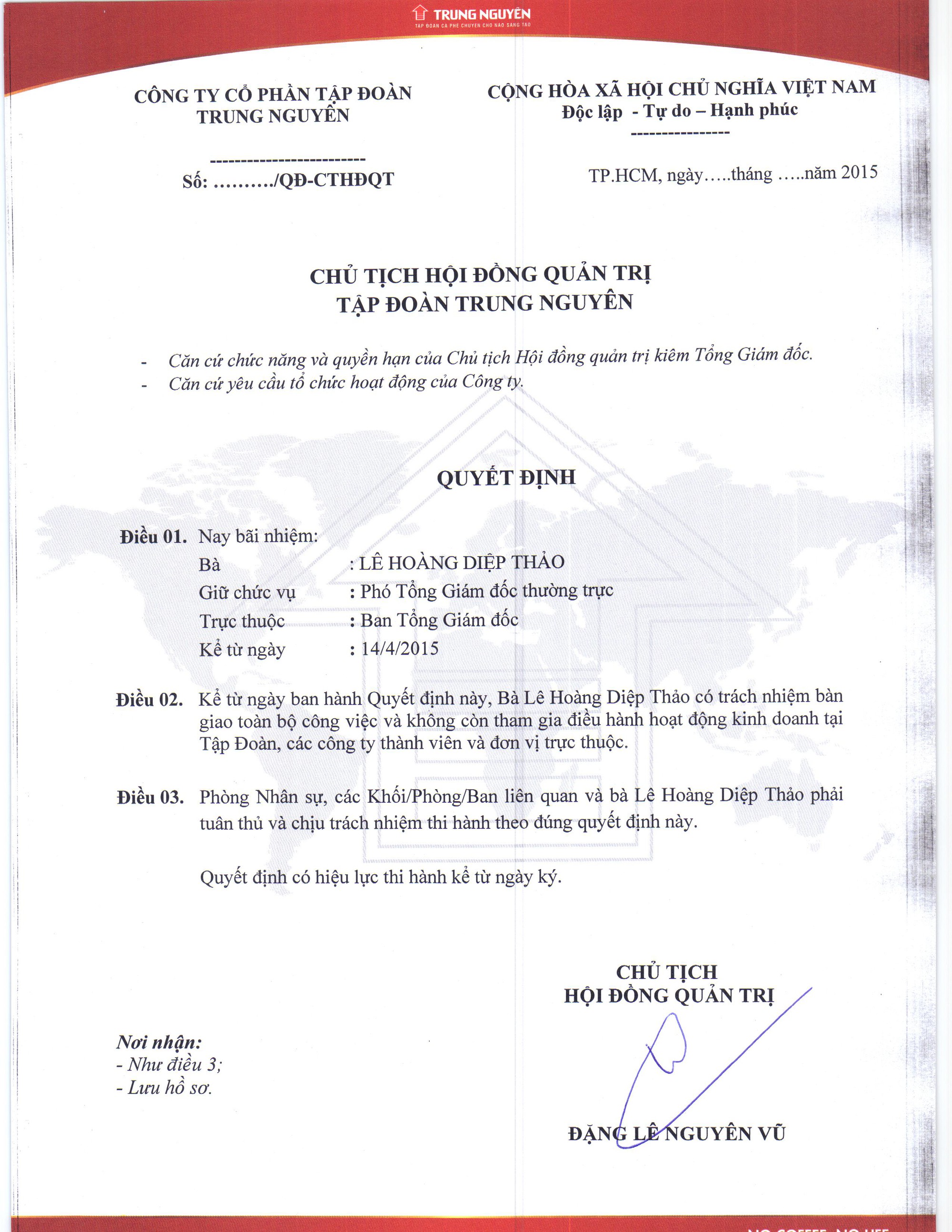 quyet dinh bai nhiem quyet dinh bai nhiem