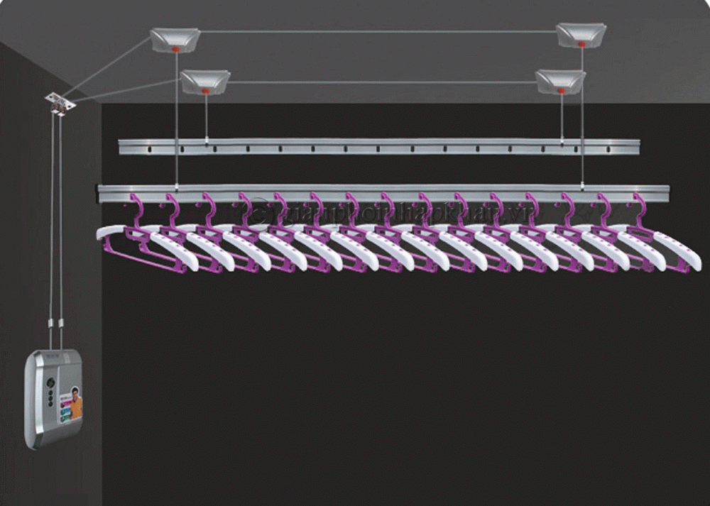 giàn phơi thông minh bấm điện giàn phơi thông minh bấm điện