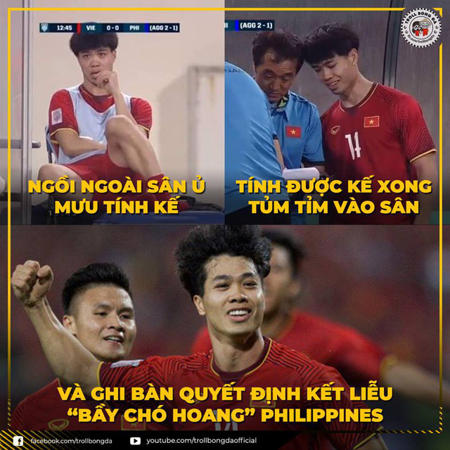 áº¢nh cháº¿ cá»±c láº§y cá»§a khÃ¡n giáº£ dÃ nh cho Äá»i CÃ´ng PhÆ°á»£ng, Quang Háº£i - áº¢nh 6.