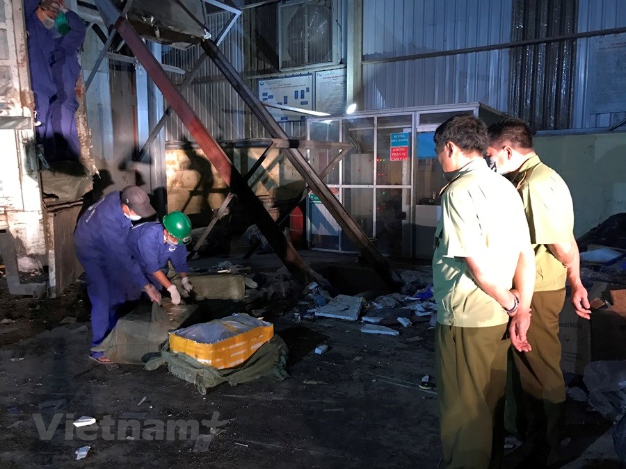 Tiêu hủy 11,5 tấn nầm lợn không rõ nguồn gốc, giá trị gần 1,8 tỷ đồng