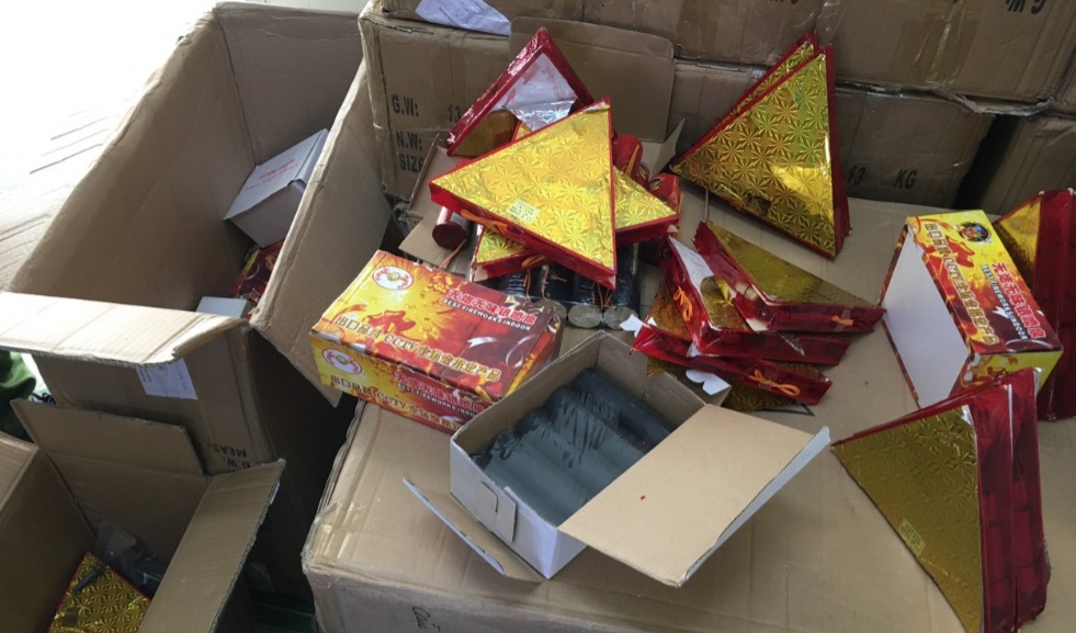 Gần nữa tấn pháo nổ bị bắt giữ tại Thanh Hóa